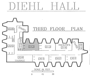 Diehl 3rd floor plan